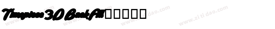 Timepiece 3D BackFill字体转换
